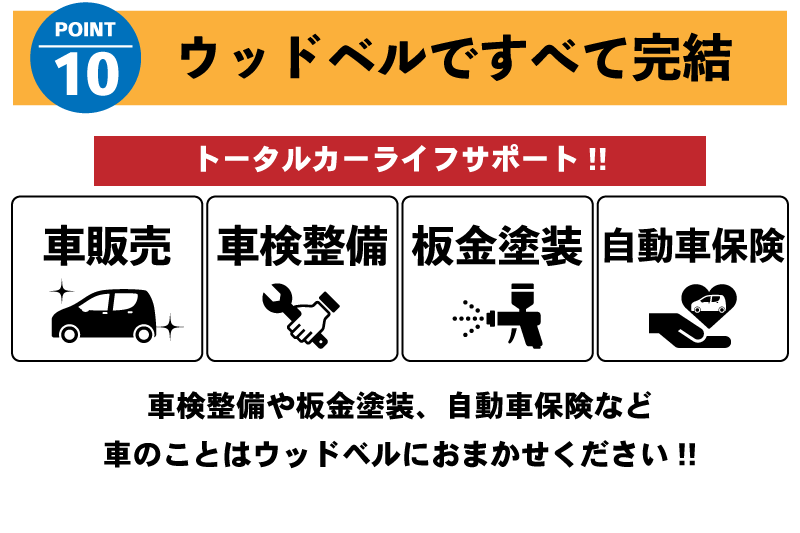ウッドベルが選ばれる理由⑩ウッドベルですべて完結