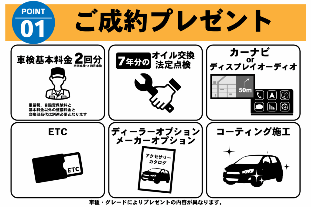 ウッドベルが選ばれる理由①ご成約プレゼント